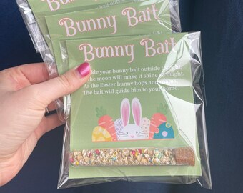 Easter Bunny Bait, Egg Hunt Party Favor, Bunny Bait, Play Pretend Easter Gift, Easter Basket Gift, Easter Bunny Favor, Easter party favor