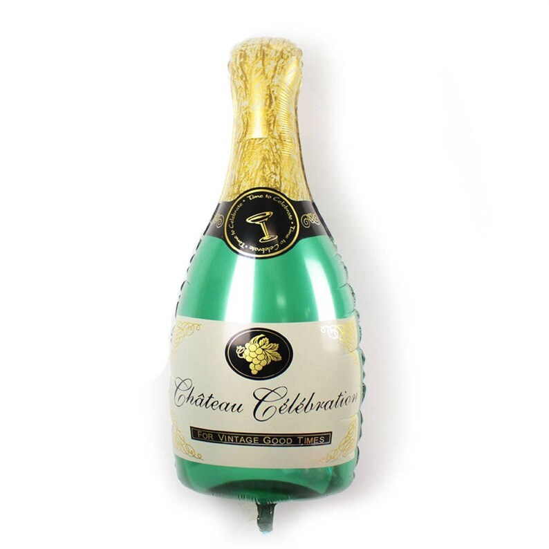 Bouteille de Champagne ballon, Champagne verre ballon, 36, 38, papier bulle, fiançailles, anniversaire, Bachelorette, Cheers, Latex, 12 image 3