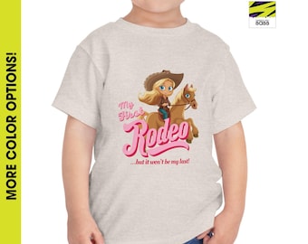 My First Rodeo Toddler Tee, Rodeo/Cowgirl/Wild West/Western Birthday Outfit, Cowgirl Short Sleeve Tee, Toddler First Birthday Party T-shirt