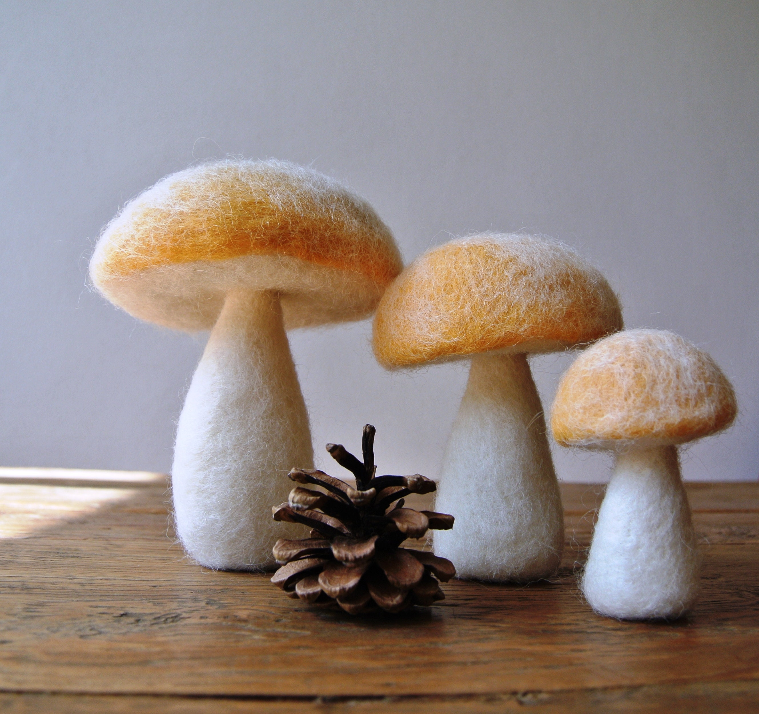 Made to order Needle felted mushrooms Etsy