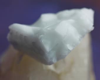 Large Luminescent White Opaque Andara Crystal Specimen 55,08 grams - Very Rare!!