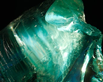 X-Large Higher Heart Andara Crystal Specimen 258 grams - Stunning Super Rare X-Large Specimen with Very Rare Iridescences!!! -