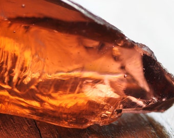 Super Rare X-Large Tangerine Solar Light Orange Andara Crystal Specimen 633 grams