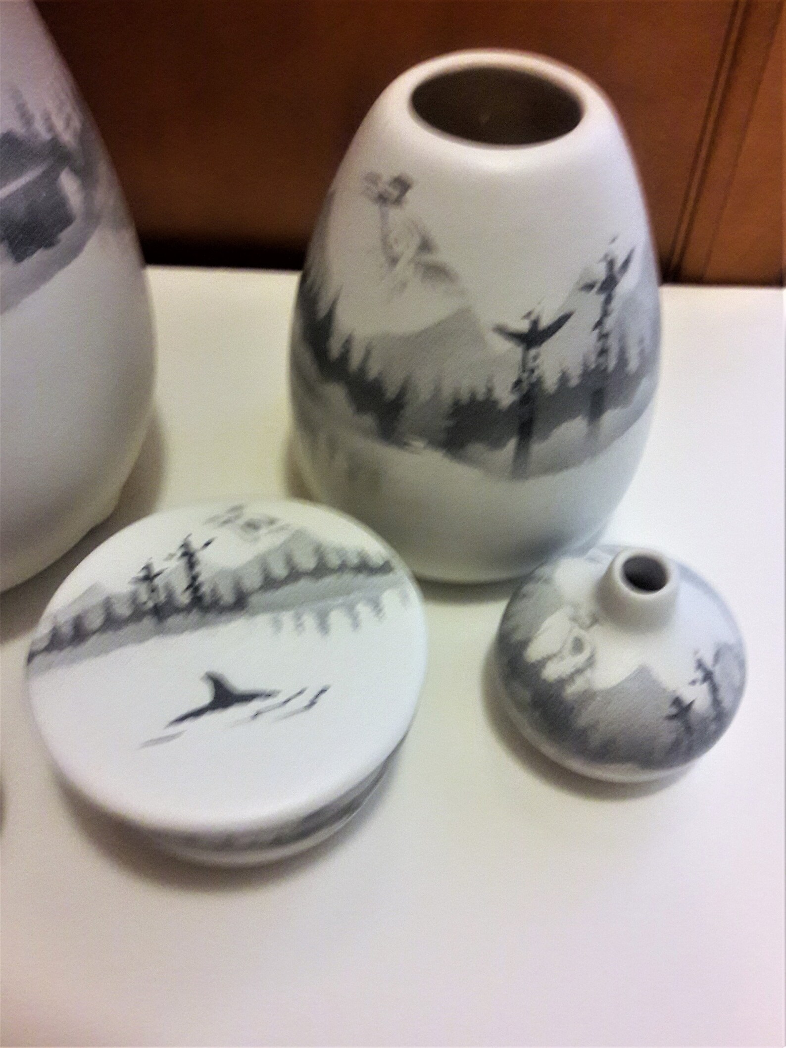 Set of 5 Cedar Mesa Pottery pieces 4 vases9 1/2 Etsy