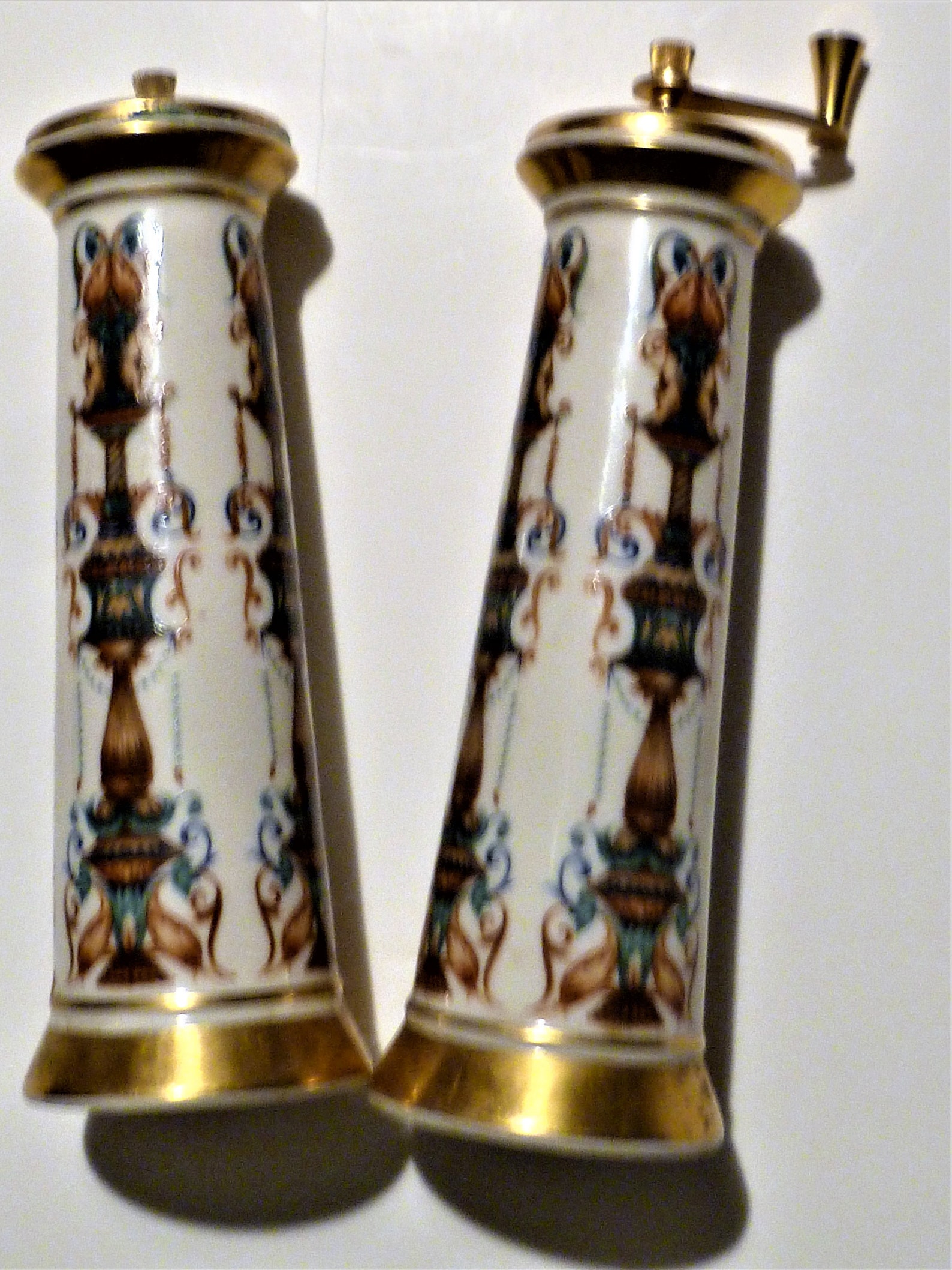 Vintage Lenox Made in USA ceramic Salt and Pepper shakers Etsy