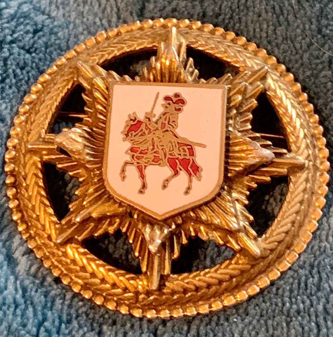 Vintage Family Crest, Coat of Arms With the Rider on A Horseback ...