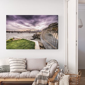 Transmitter Park, New York Art, Color Photography, NYC Buildings, Wall Art, Urban Art Print, Fine Art Photo, Brooklyn, NYC Architecture, HDR