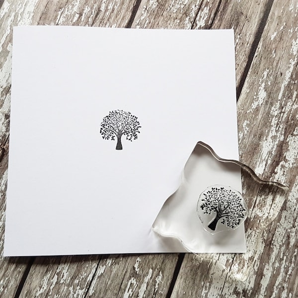 Tree Stamp rubber stamps 1" or 2.5cm