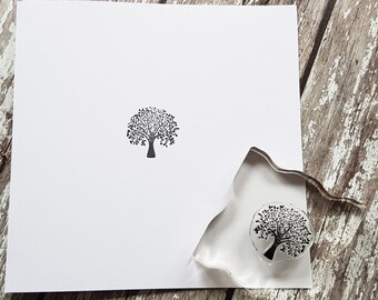 Tree Stamp rubber stamps 1" or 2.5cm