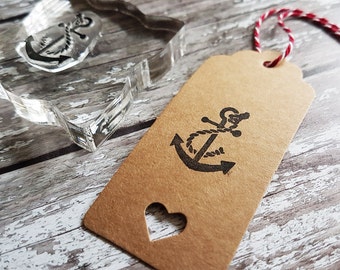 Anchor Stamp, Nautical stamp, nautical gifts
