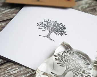 Tree Stamp rubber stamps 2"