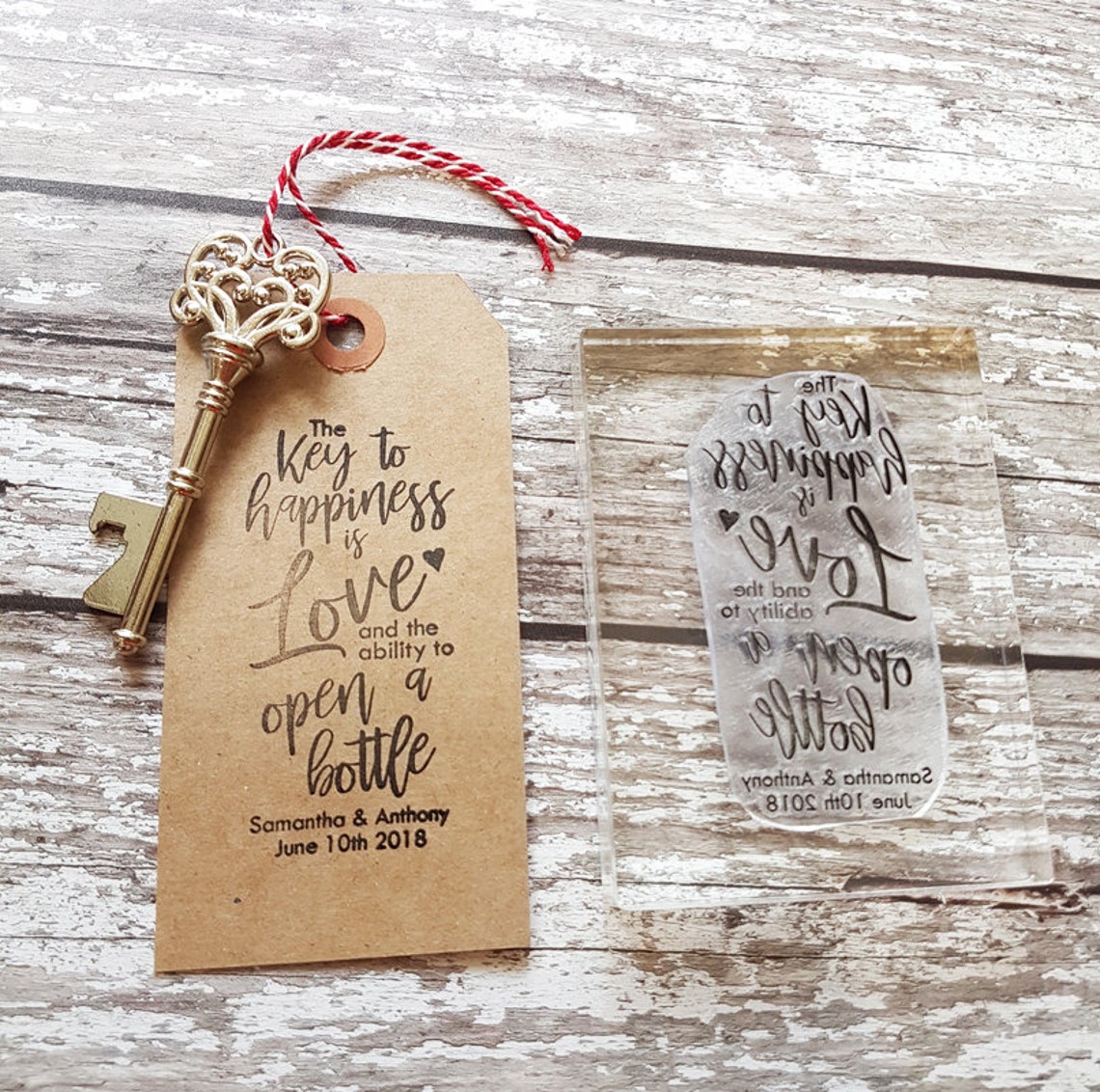 Hochzeitsbegnungen / Der Schlüssel zum Glück ist Liebe und Etsy