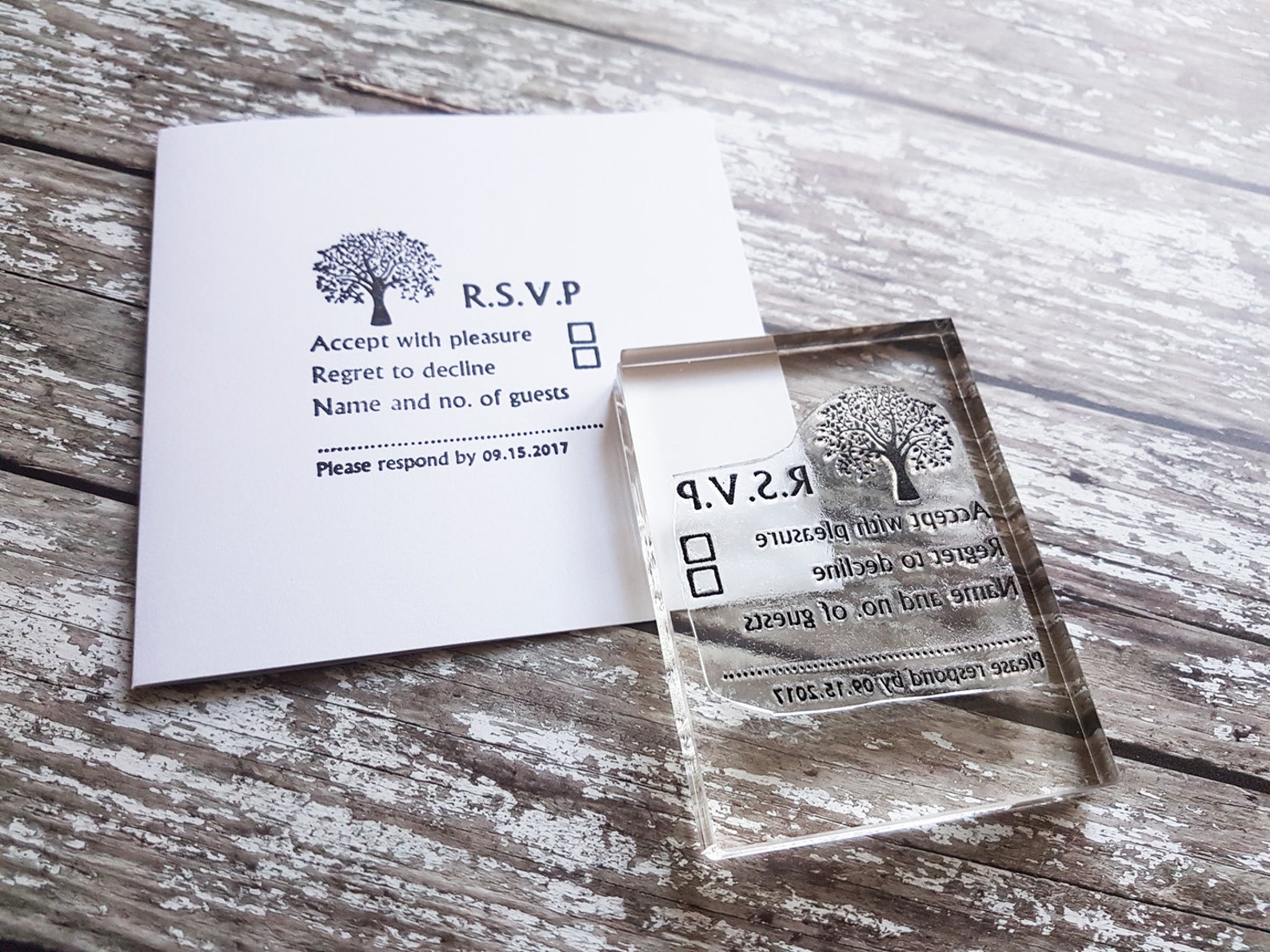 RSVP Stamp Wedding Rsvp Custom Wedding Stamp Rsvp Card Etsy