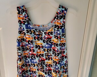 Boys Monster Truck Tank Top