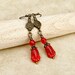 see more listings in the Red Earrings section