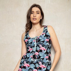 Flamingo Nightgown Etsy UK
