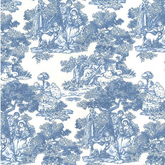 Blue Willow Fabric By The Yard