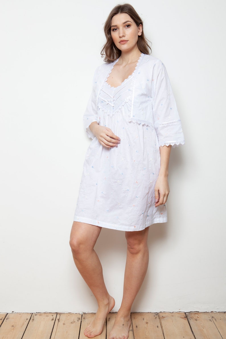 100 cotton bed jacket