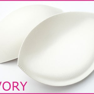 Sew in Bra Cups Perfect for Dressmaking & Bridal Alterations IVORY BRA CUPS Sizes A E Cup image 1