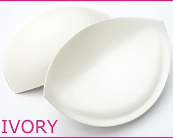 Sew in Bra Cups - Perfect for Dressmaking & Bridal Alterations - IVORY BRA CUPS - Sizes A - E Cup