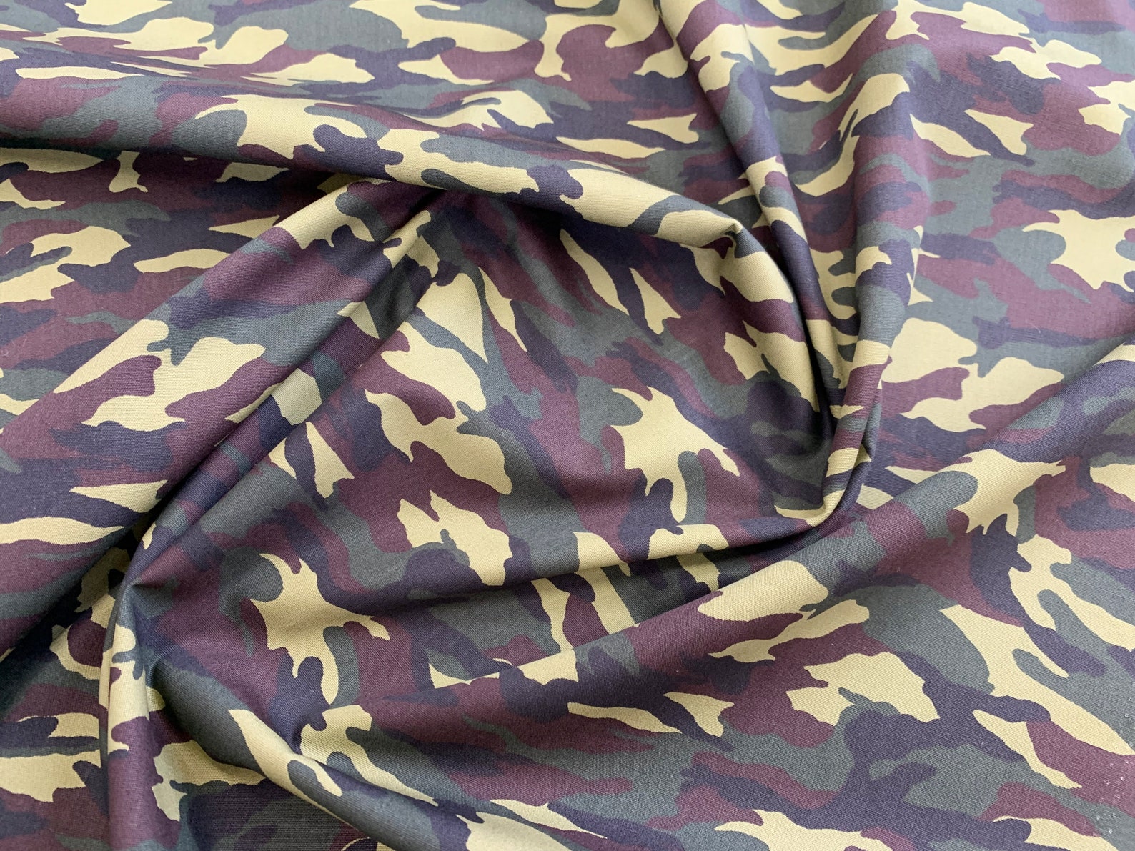 Cotton Fabric Green Jungle Camo Camouflage Craft Fabric - Etsy