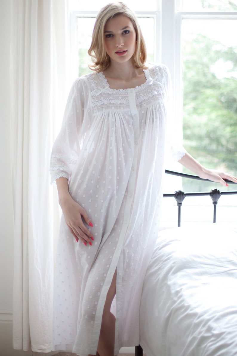 cotton see through nightgown Cheap Online Shopping