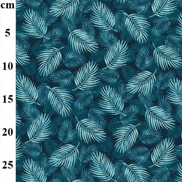 Leaf Print Fabric Etsy