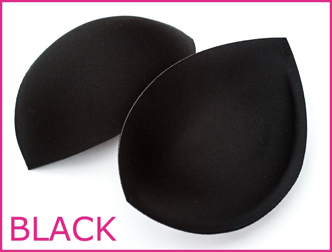 Sew in Bra Cups Perfect for Dressmaking & Bridal Alterations BLACK BRA