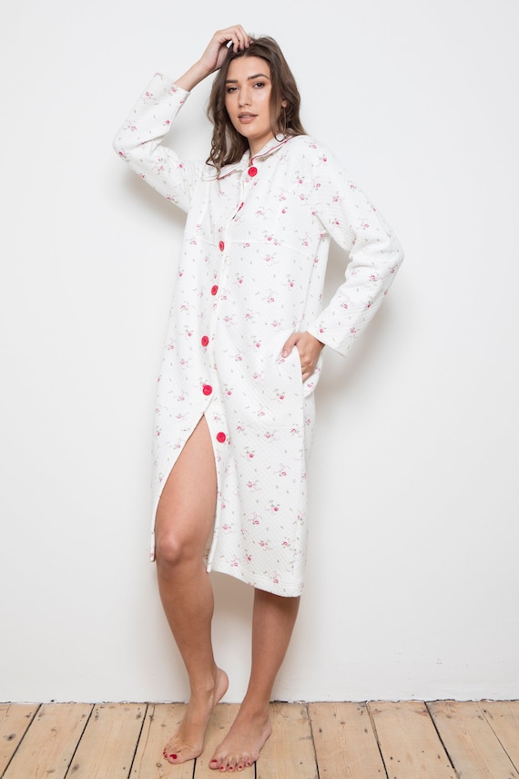 Buy Towelling Bathrobes 100% Cotton Dressing Gown for Women Button Through  or Zip Up Towel Bath Robe for Ladies - Great Zip Towel Bathrobe Online at  desertcartINDIA