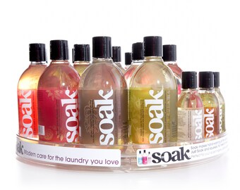 Soak Wash - TWIN PACK - Full Size - 375ml Bottle - 75+ Washes ~ Celebration | Lacey | Fig | Yuzu | Pineapple Grove | Scentless | Wild Mint