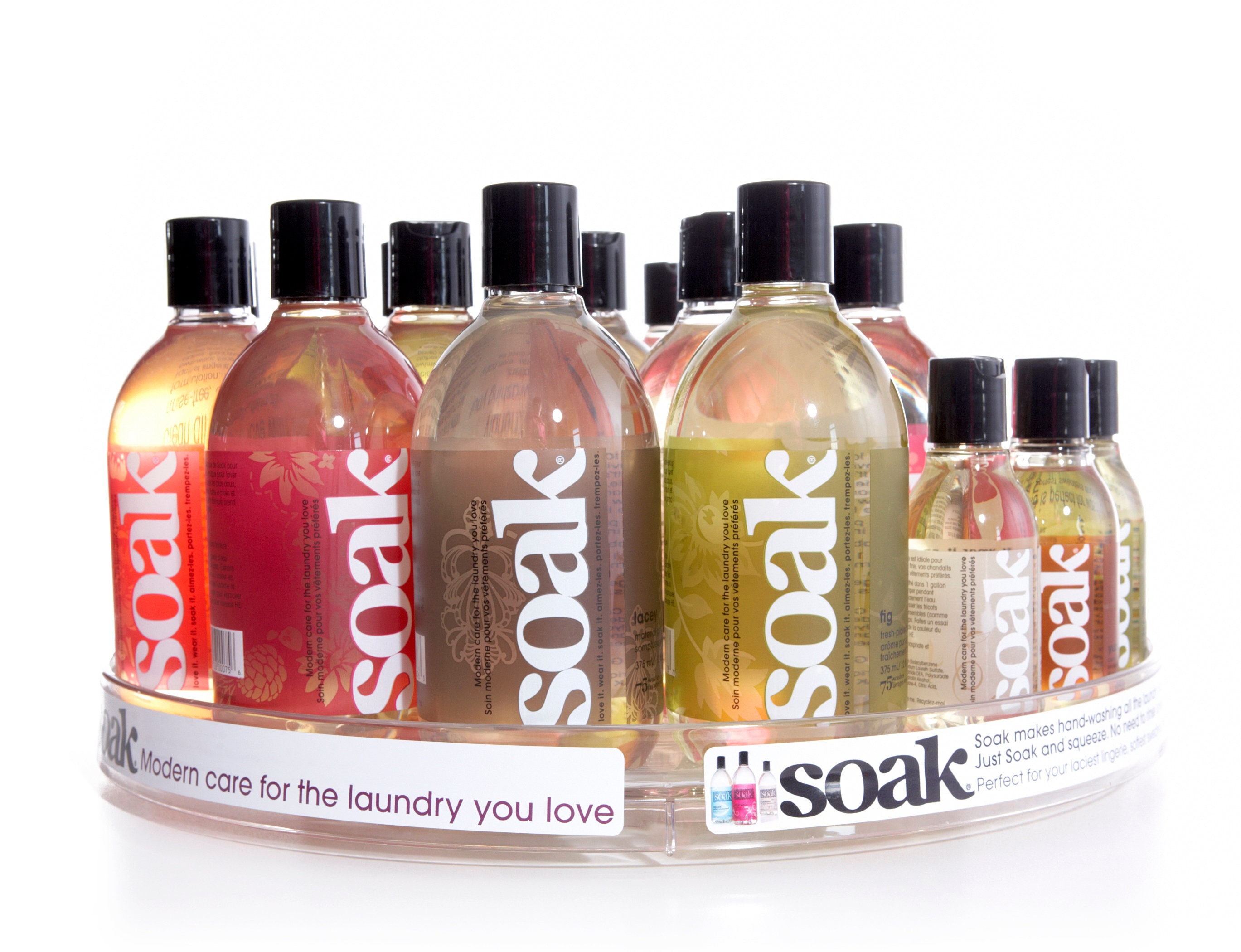 Soak Wash TWIN PACK Full Size 375ml Bottle 75 Washes Celebration Lacey Fig  Yuzu Pineapple Grove Scentless Wild Mint 