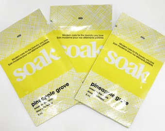 Soak Wash - Single Wash Sachet x 3 - Pineapple Grove