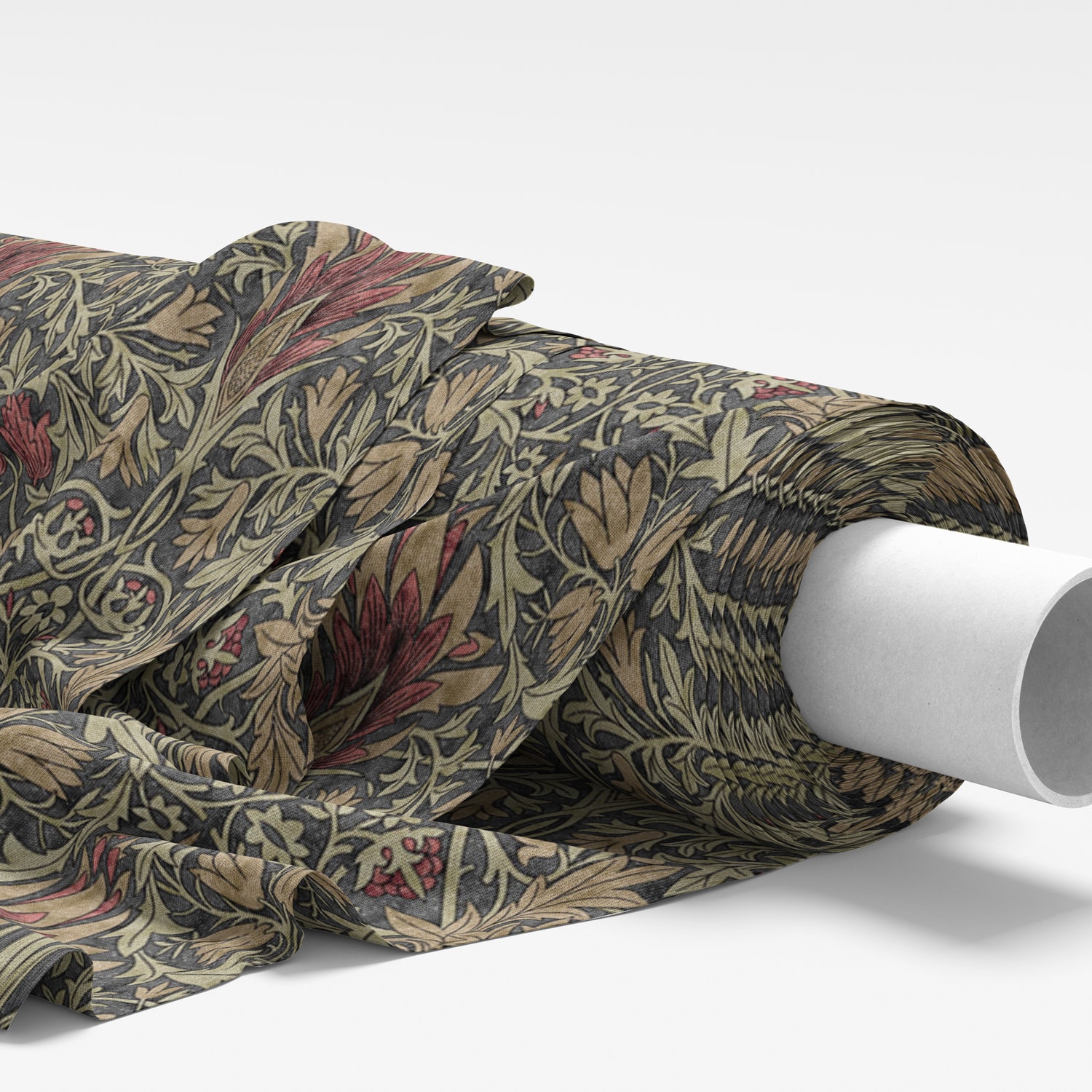 William Morris Snakeshead Grey Tapestry Fabric