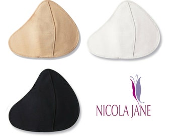 Mastectomy Bra Pockets - Cotton Sew in Bra Pocket by Nicola Jane - Pocketed Bra