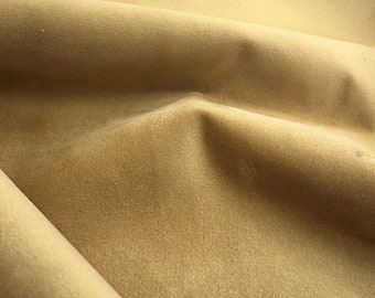 Tissu d'ameublement velours - Tissu de luxe épais pour rideaux en velours épais doré antique
