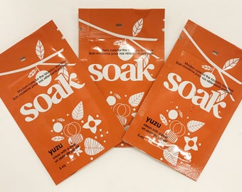 Soak Wash - Single Wash Sachet x 3 - Yuzu