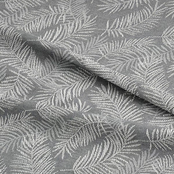 Katoenrijke jacquardbekledingsstof - Plume Grey - Kussengordijnstof