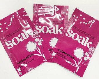 Soak Wash - Single Wash Sachet x 3 - Celebration