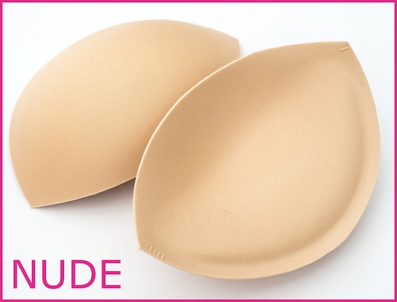 Sew in Bra Cups Perfect for Dressmaking & Bridal Alterations NUDE BRA CUPS  Sizes A E Cup 