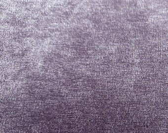 Upholstery Fabric - Amethyst Purple Chenille Heavy Weight Curtain Cushion Fabric