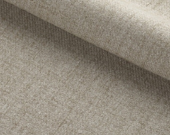 Upholstery Fabric Arran Faux Wool Curtain Cushion Fabric Material - Oatmeal