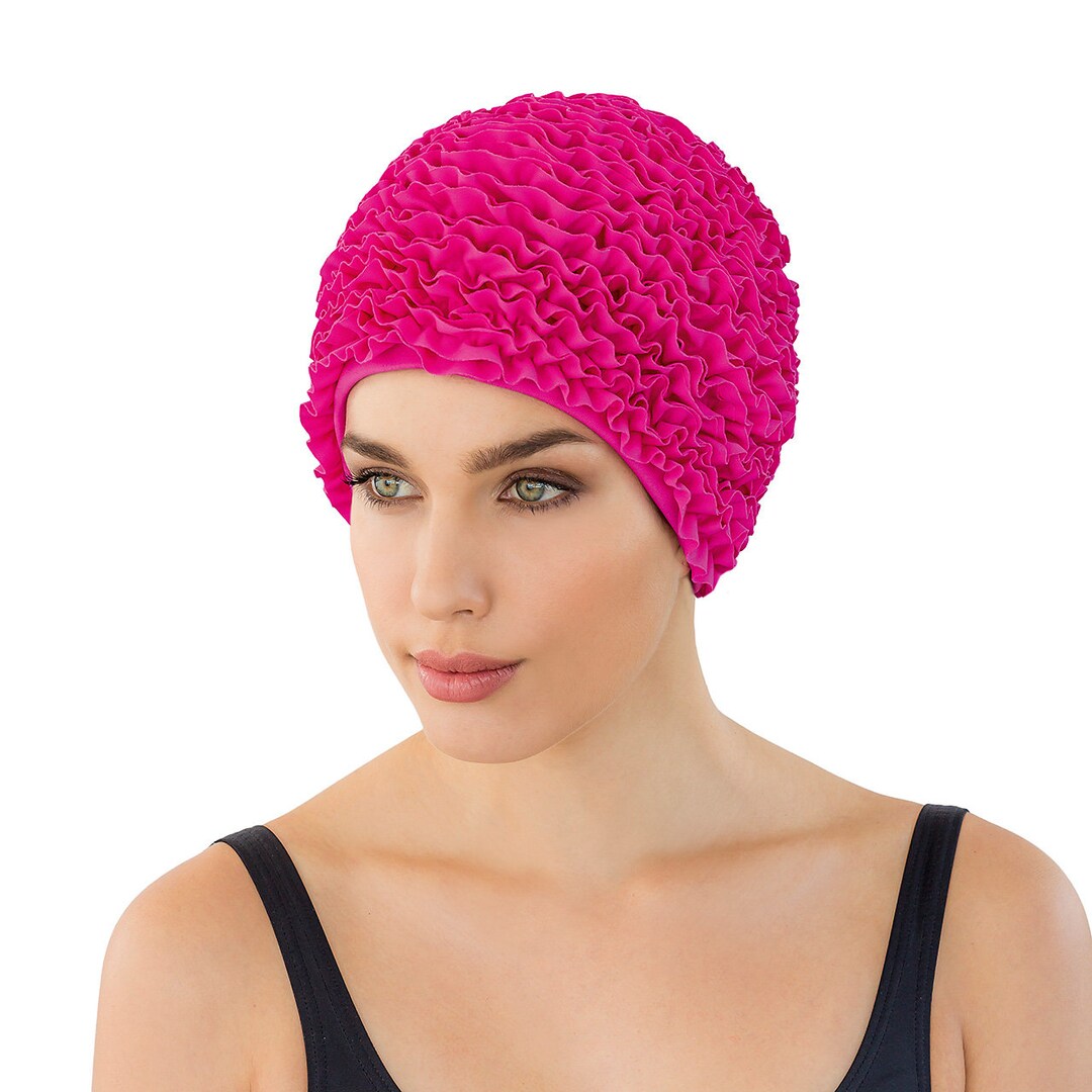 Gorro De Ba o Fashy Frill Para Mujer Gorro De Nataci n Rosa Estilo Gorro De Ba o Fashy Frill Para Mujer Gorro De Nataci n Rosa Estilo