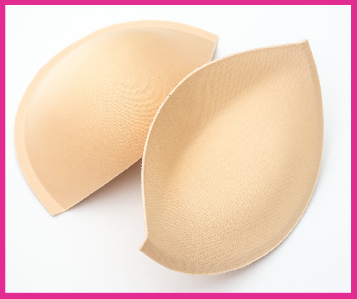 Sew In Bra Cups - Non Push Up Liner Bra Cups for Wedding Dresses