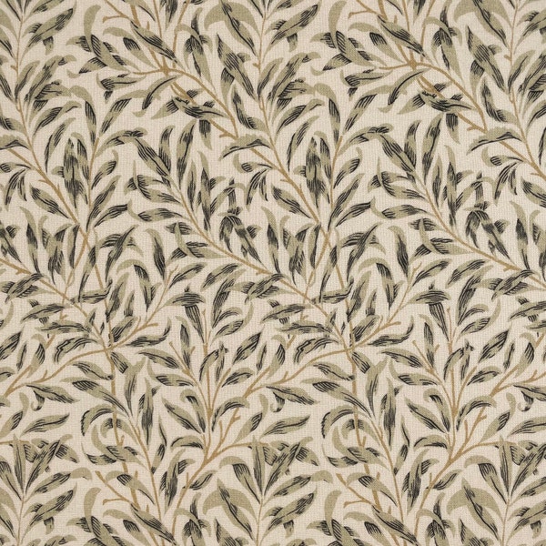 William Morris Fabric - Willow Bough - Linen Cream - Floral Craft Fabric Material Metre