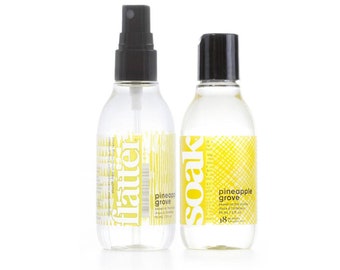 Soak Wash ~ Travel Duo ~ 90ml Soak Wash + 90ml Flatter Spray ~ Celebration | Lacey | Fig | Yuzu | Pineapple Grove | Scentless