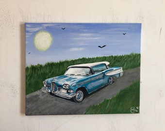 1958 Edsel Corsair Car, 16” x 20”, 2018