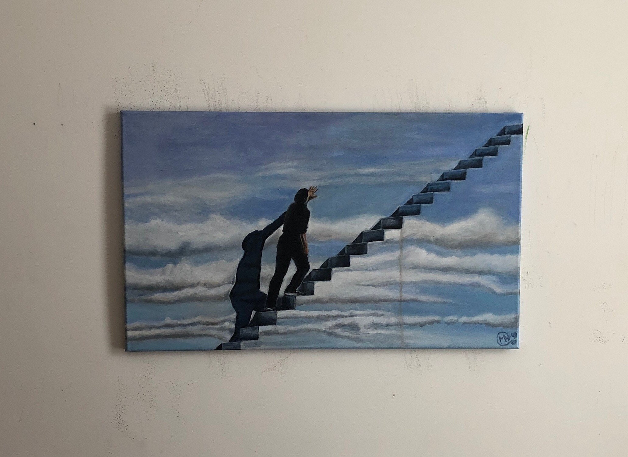 Custom Movie / TV Show Scene Painting on Canvas Etsy