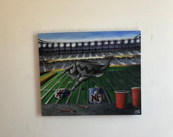 Super Bowl, 20" x 24", canvas, 2017