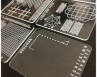 Dry Erase Games Digital File | Acrylic SVG Set with Hangman | Dots |Tic Tac Toe