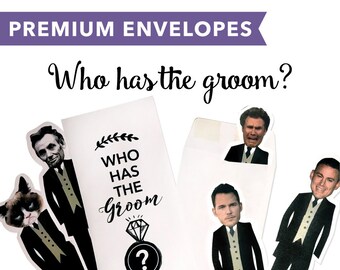 Premium Envelopes – Who has the groom?